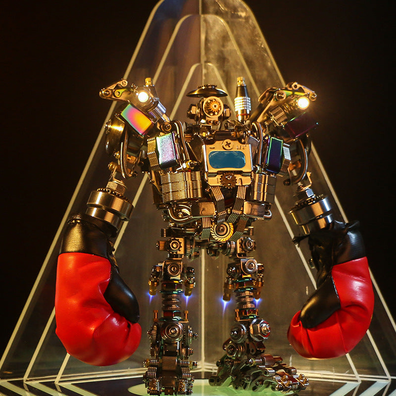 3D Metal Assembled Boxer Model