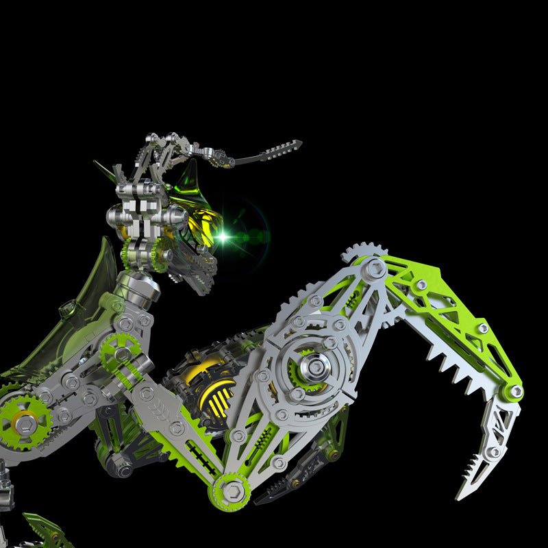 Swordsman Mantis Stainless Steel Metal Assembly Model 3D Jigsaw Puzzle