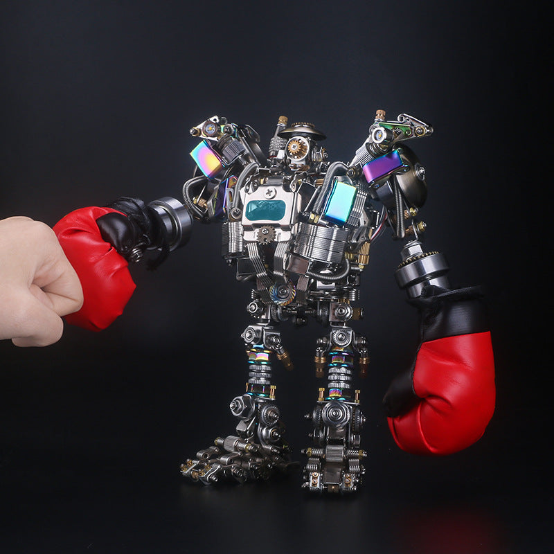 3D Metal Assembled Boxer Model