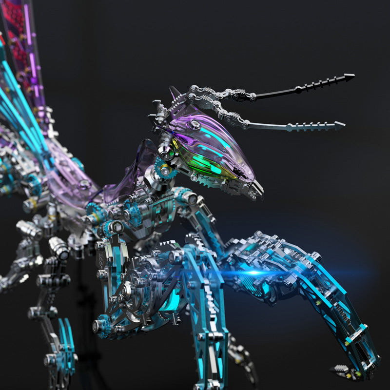 Swordsman Mantis Stainless Steel Metal Assembly Model 3D Jigsaw Puzzle