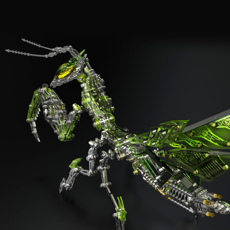 Swordsman Mantis Stainless Steel Metal Assembly Model 3D Jigsaw Puzzle