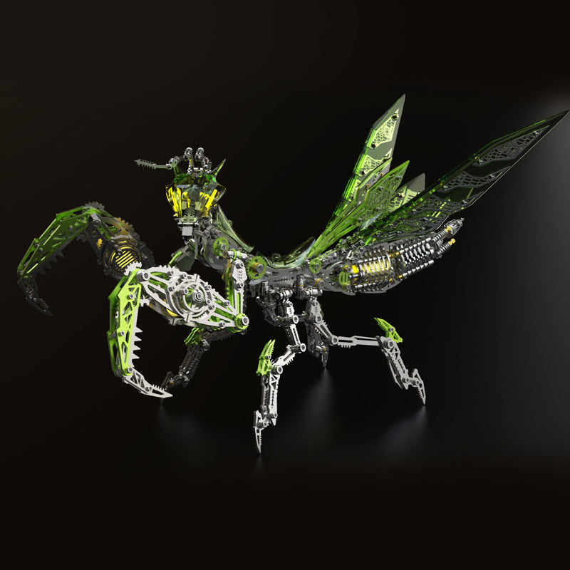 Swordsman Mantis Stainless Steel Metal Assembly Model 3D Jigsaw Puzzle