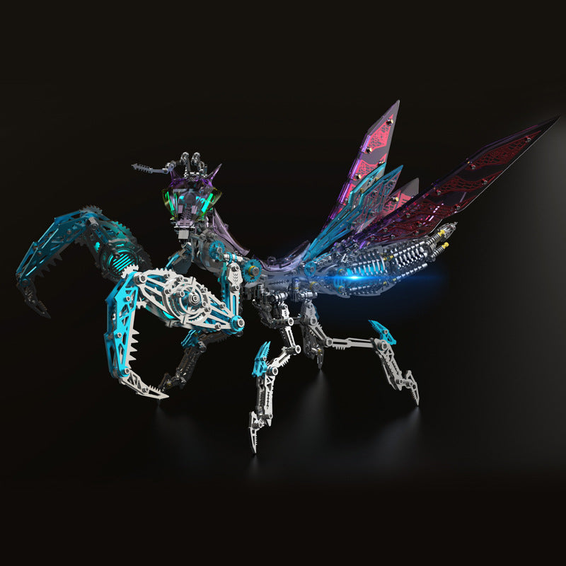 Swordsman Mantis Stainless Steel Metal Assembly Model 3D Jigsaw Puzzle