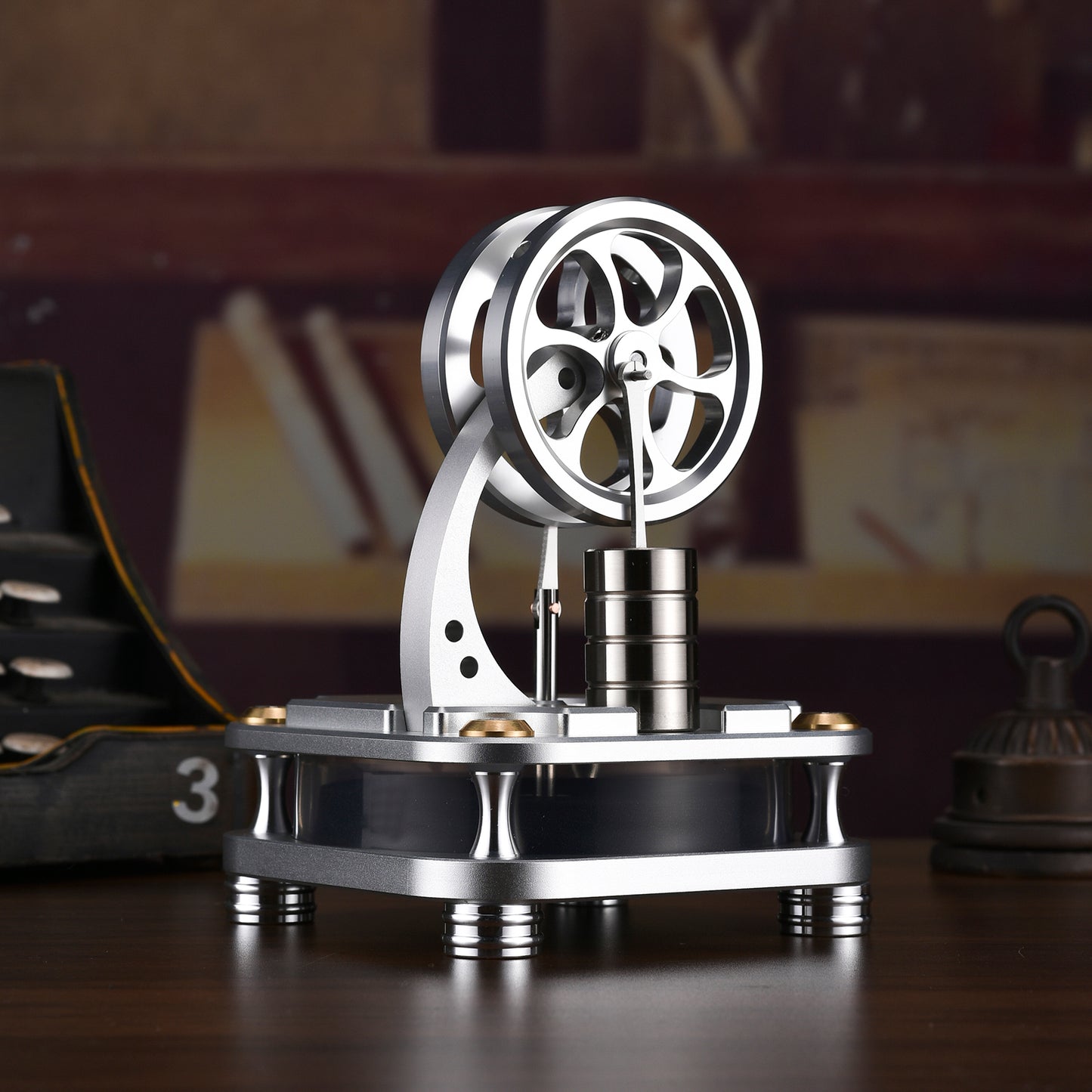 D16-C cryogenic Stirling engine is designed for educators and enthusiasts.