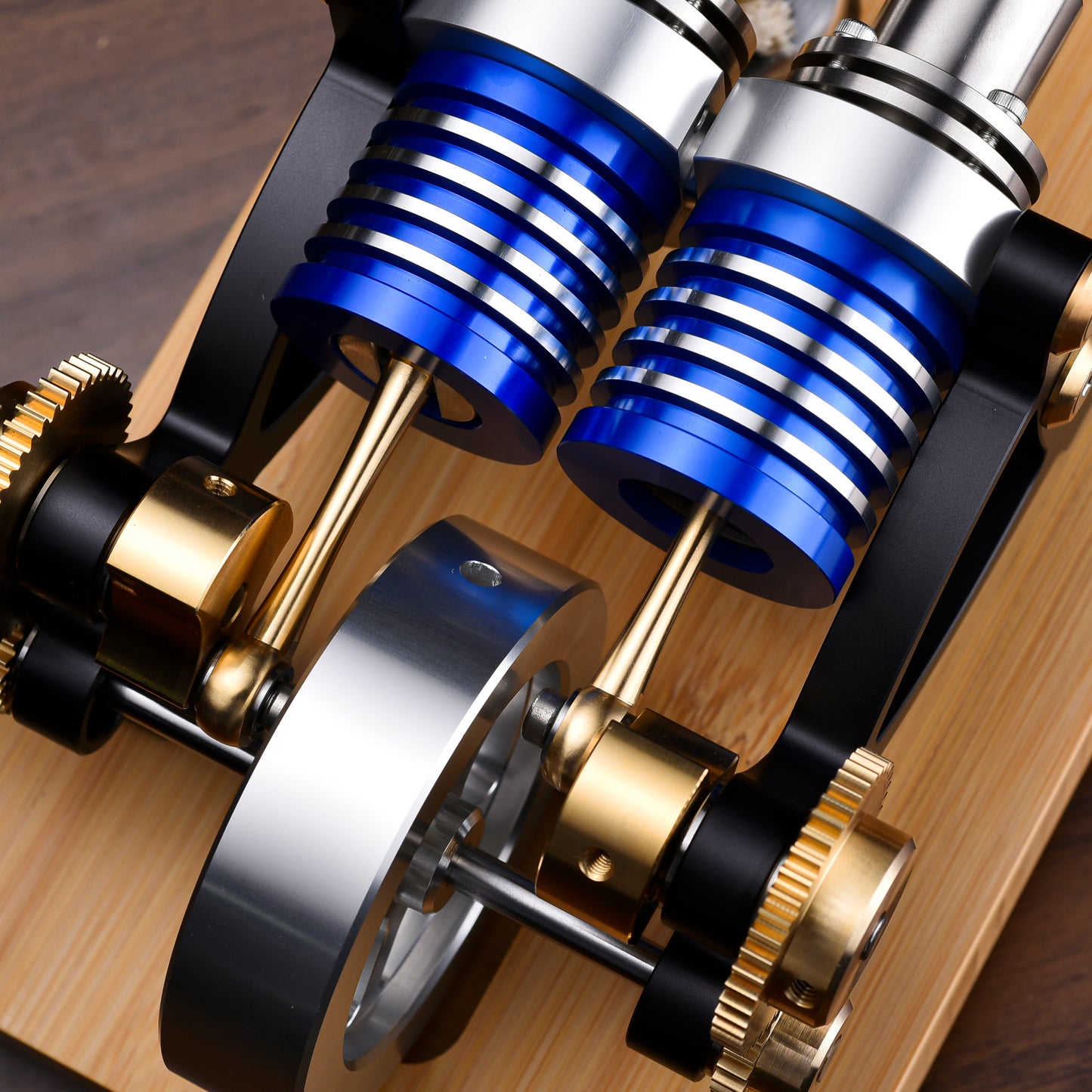 Stirling Single Cylinder Engine Model Kit - DIY Stirling Engine for Science & Education, Perfect Gift Idea