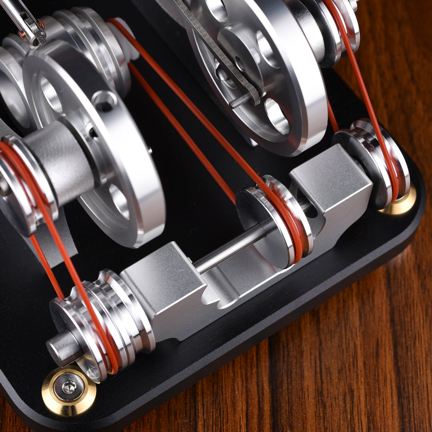 Dual Cylinder High-Temperature Stirling Engine Model for Science Projects & Educational Purposes