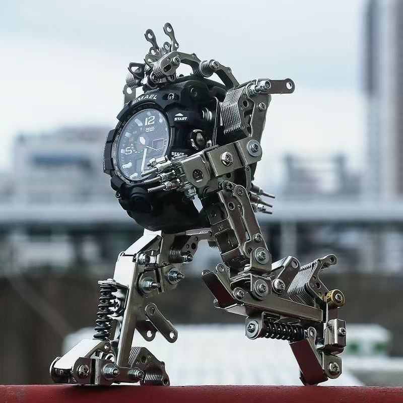 3D Metal Assembly Model Mechanical Time Machine DIY Model-435PCS