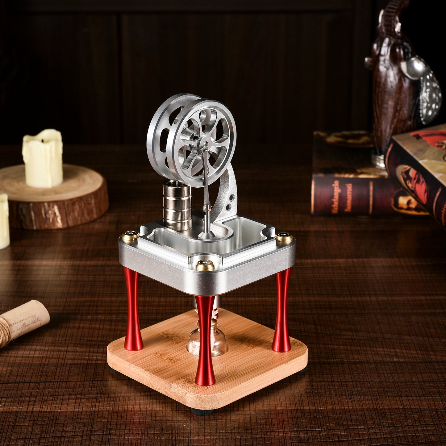 M16-C Vertical Water-Cooled High-Temperature Stirling Engine – Perfect for Education & Research
