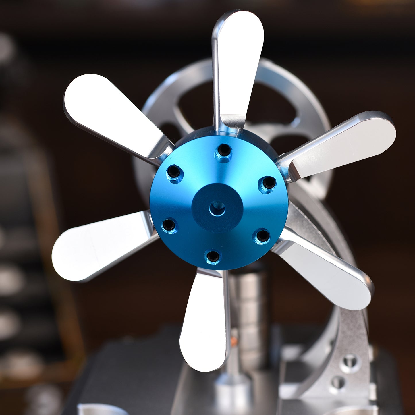 M16-CF Vertical Double Mount Fan High-Temperature Stirling Engine – Perfect for Education, Research & Learning