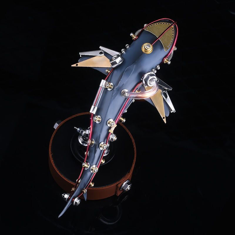 Mutant Shark 3D Metal Mecha Assembly Model