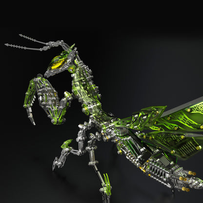 Swordsman Mantis Stainless Steel Metal Assembly Model 3D Jigsaw Puzzle