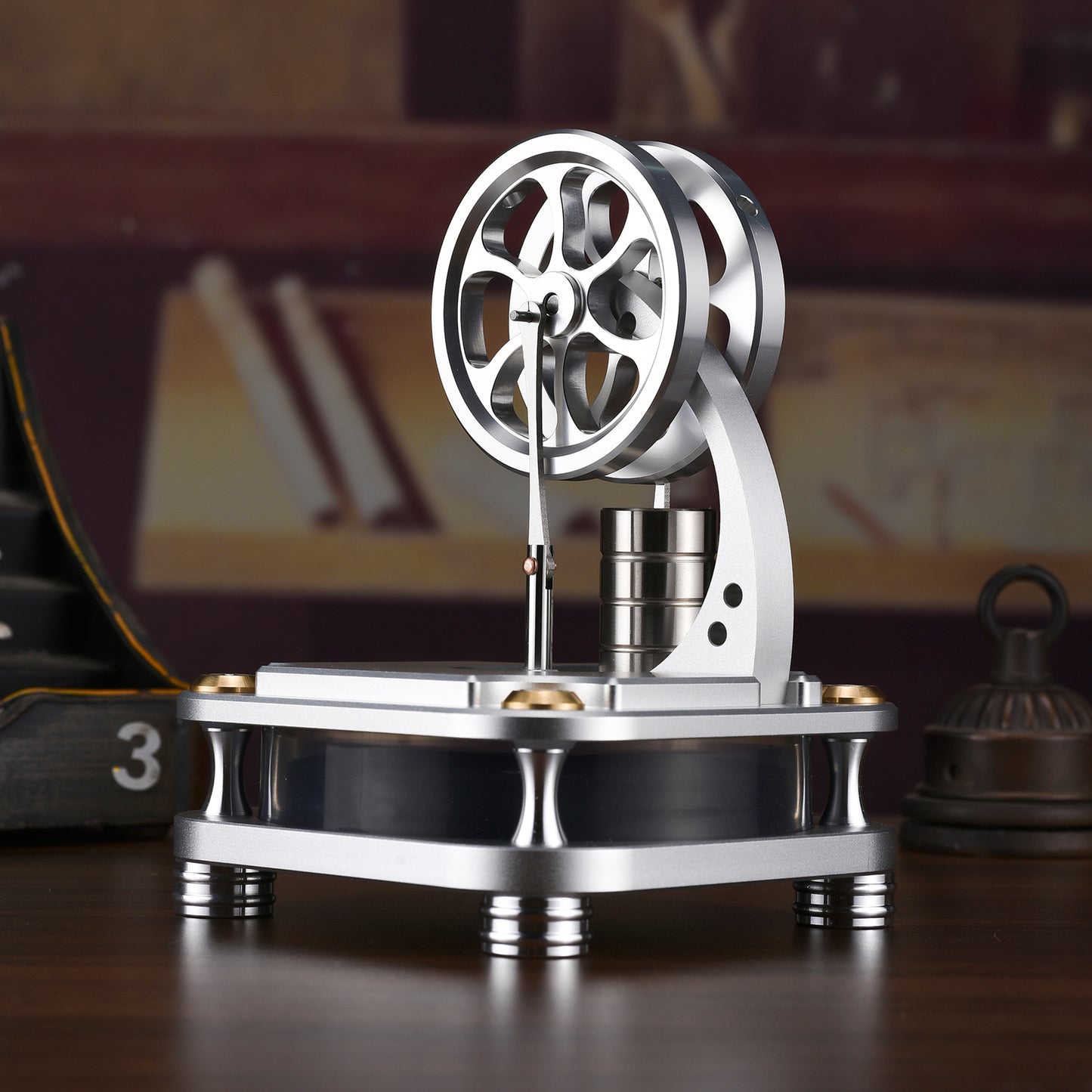 D16-C cryogenic Stirling engine is designed for educators and enthusiasts.