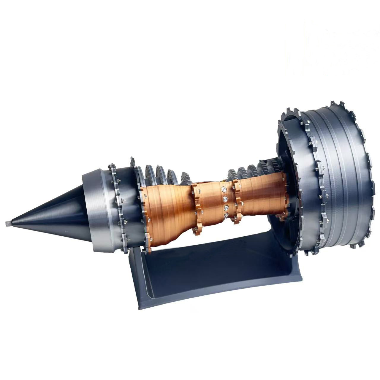 TR900 Large Turbofan Engine Model Kit with Adjustable Speed & LED Lighting – Colorful DIY Experience(47cm/18.5Inch)
