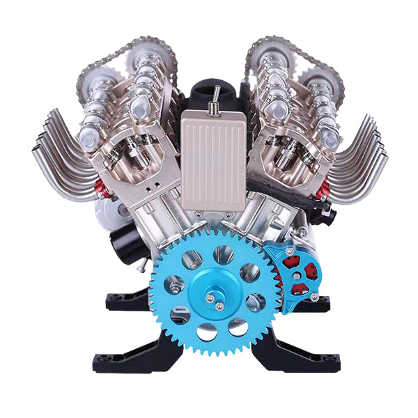 V-Type V8 Engine Model Kit – All-Metal DIY Assembly, DM118
