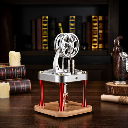 M16-C Vertical Water-Cooled High-Temperature Stirling Engine – Perfect for Education &amp; Research