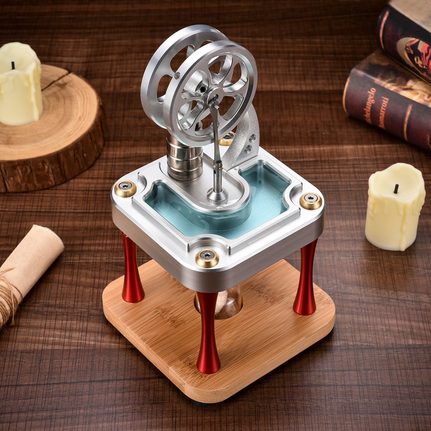 M16-C Vertical Water-Cooled High-Temperature Stirling Engine – Perfect for Education &amp; Research