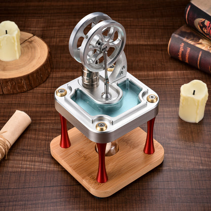 M16-C Vertical Water-Cooled High-Temperature Stirling Engine – Perfect for Education &amp; Research