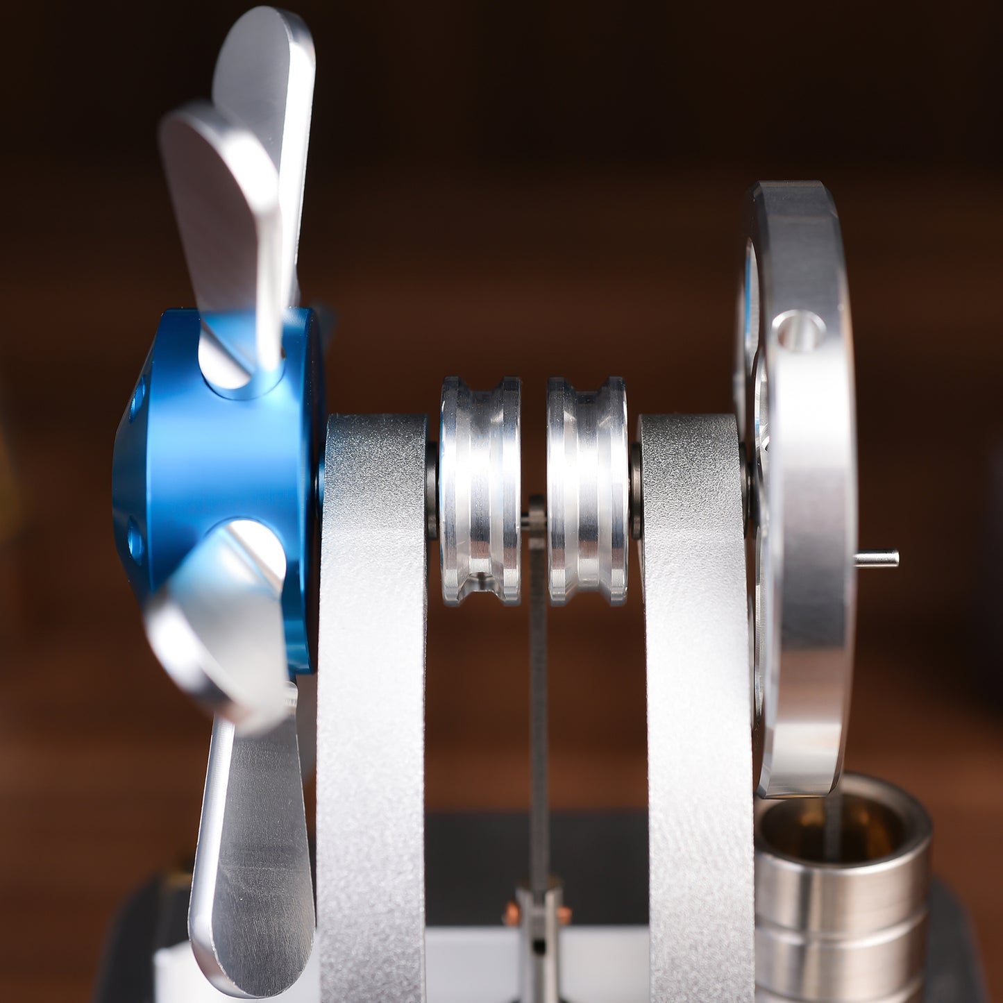 M16-CF Vertical Double Mount Fan High-Temperature Stirling Engine – Perfect for Education, Research & Learning