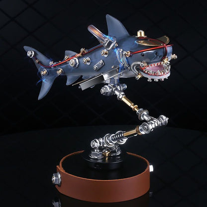 Mutant Shark 3D Metal Mecha Assembly Model